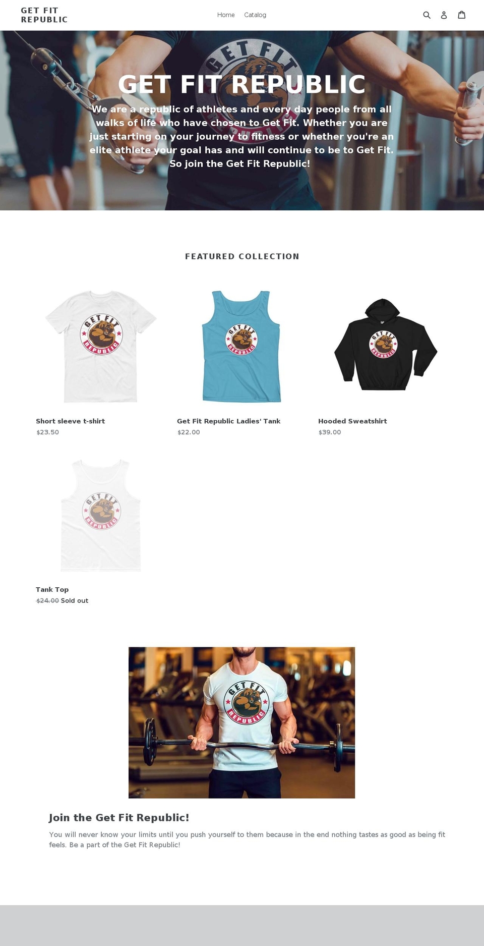 getfitrepublic.com — Shopify storefront screenshot