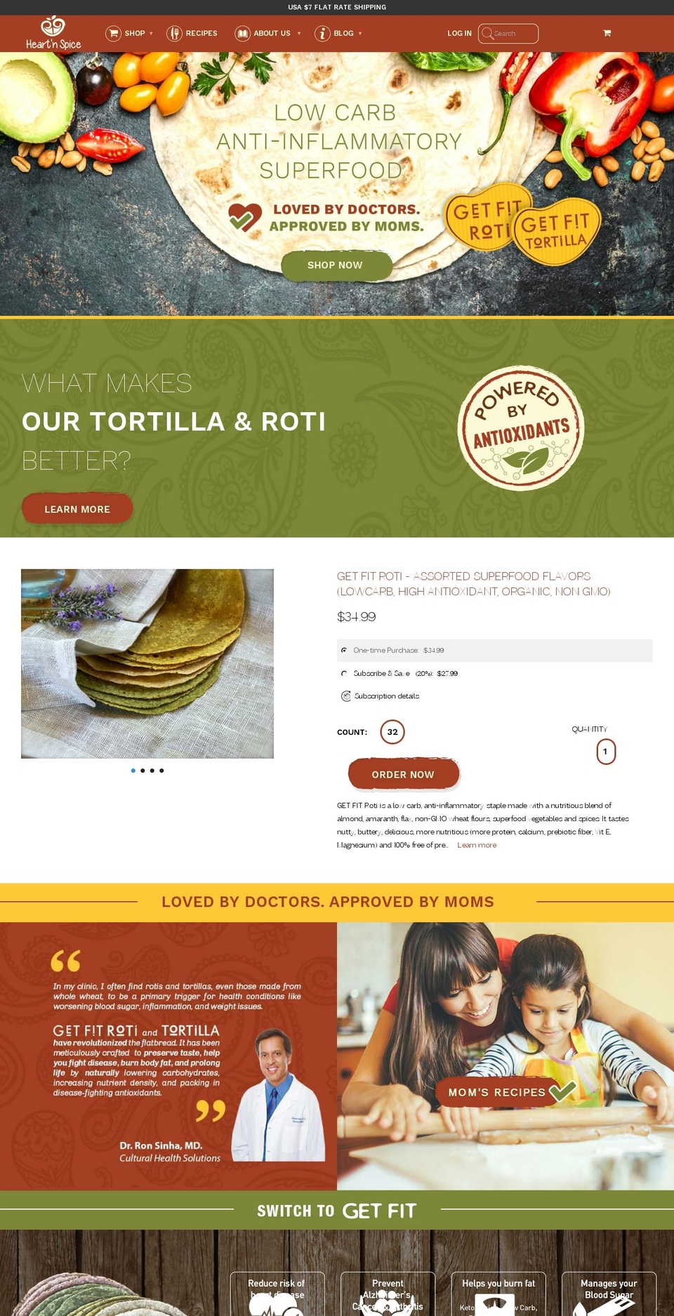 getfitroti.com — Shopify storefront screenshot