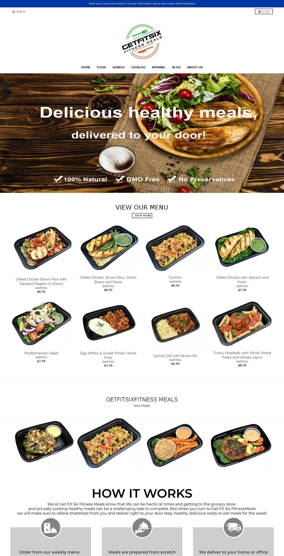 getfitsix.com shopify website screenshot