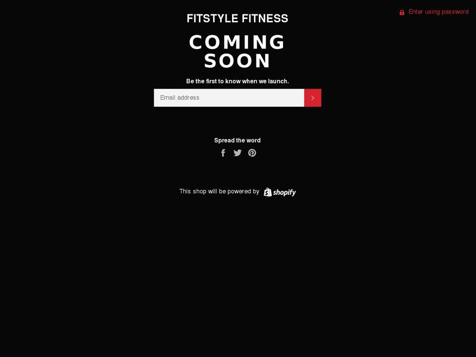 getfitstyle.com — Shopify storefront screenshot