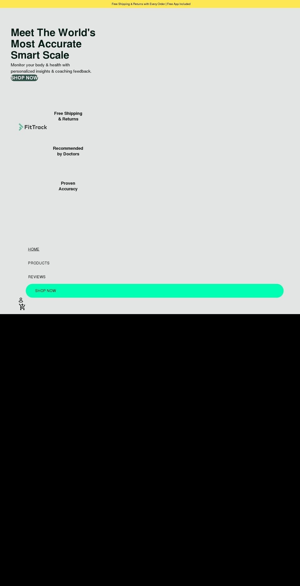 getfittrack.com shopify website screenshot