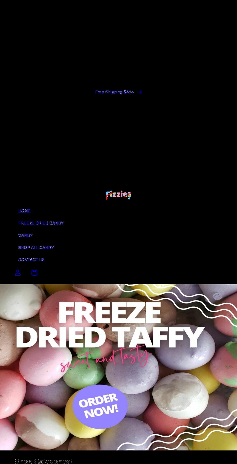 getfizzie.com shopify website screenshot
