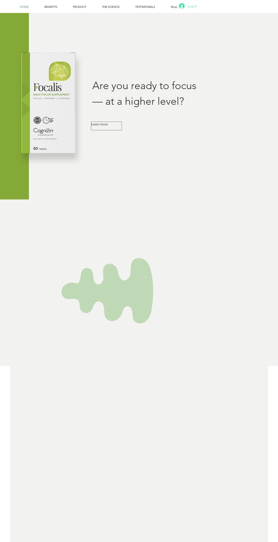 getfocalis.com shopify website screenshot