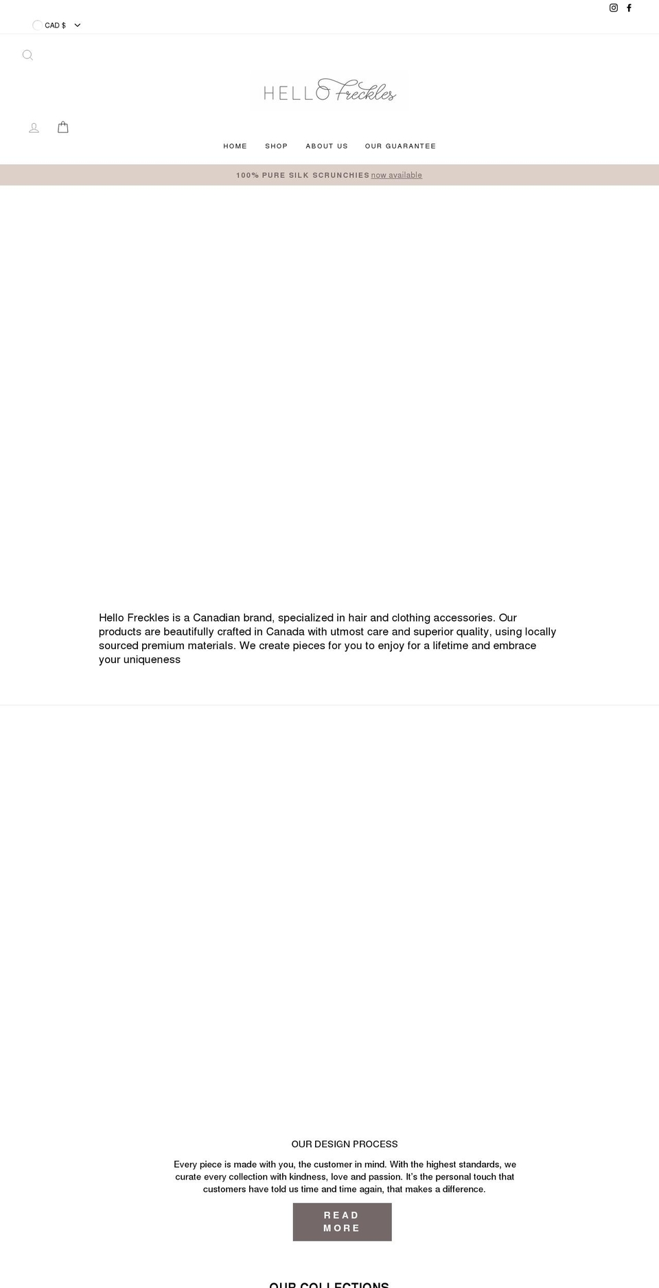 getfreckles.ca shopify website screenshot