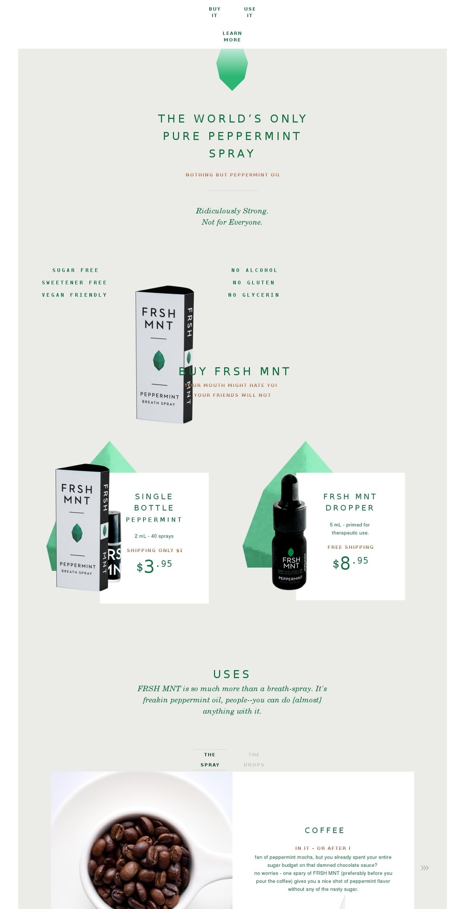 getfrsh.com — Shopify storefront screenshot