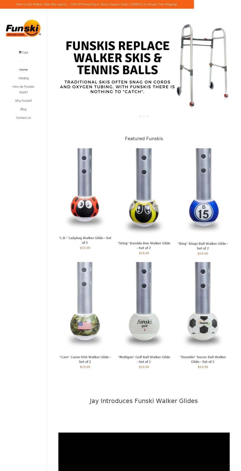 getfunski.com — Shopify storefront screenshot