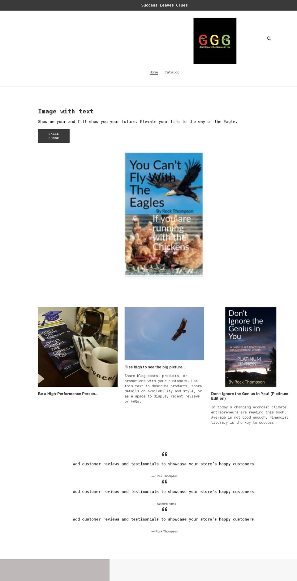 getgeniusgear.com shopify website screenshot