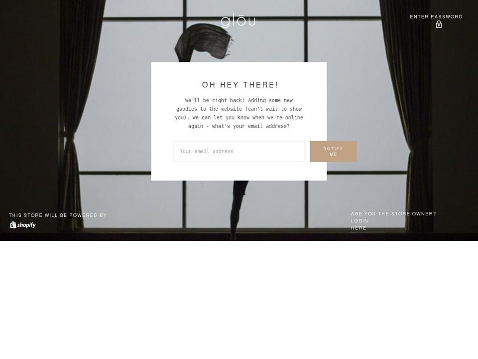 getglou.com shopify website screenshot