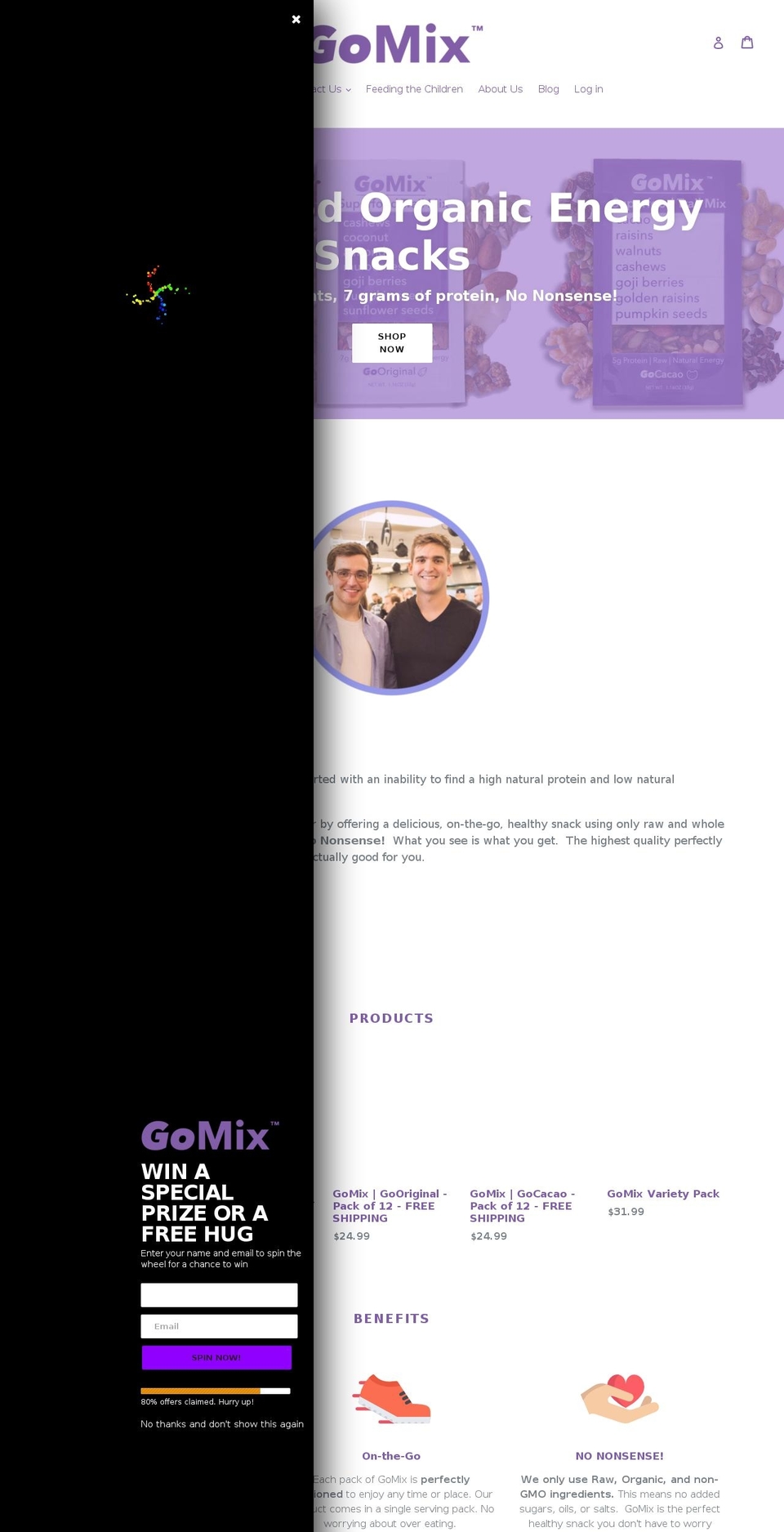 getgomix.com shopify website screenshot