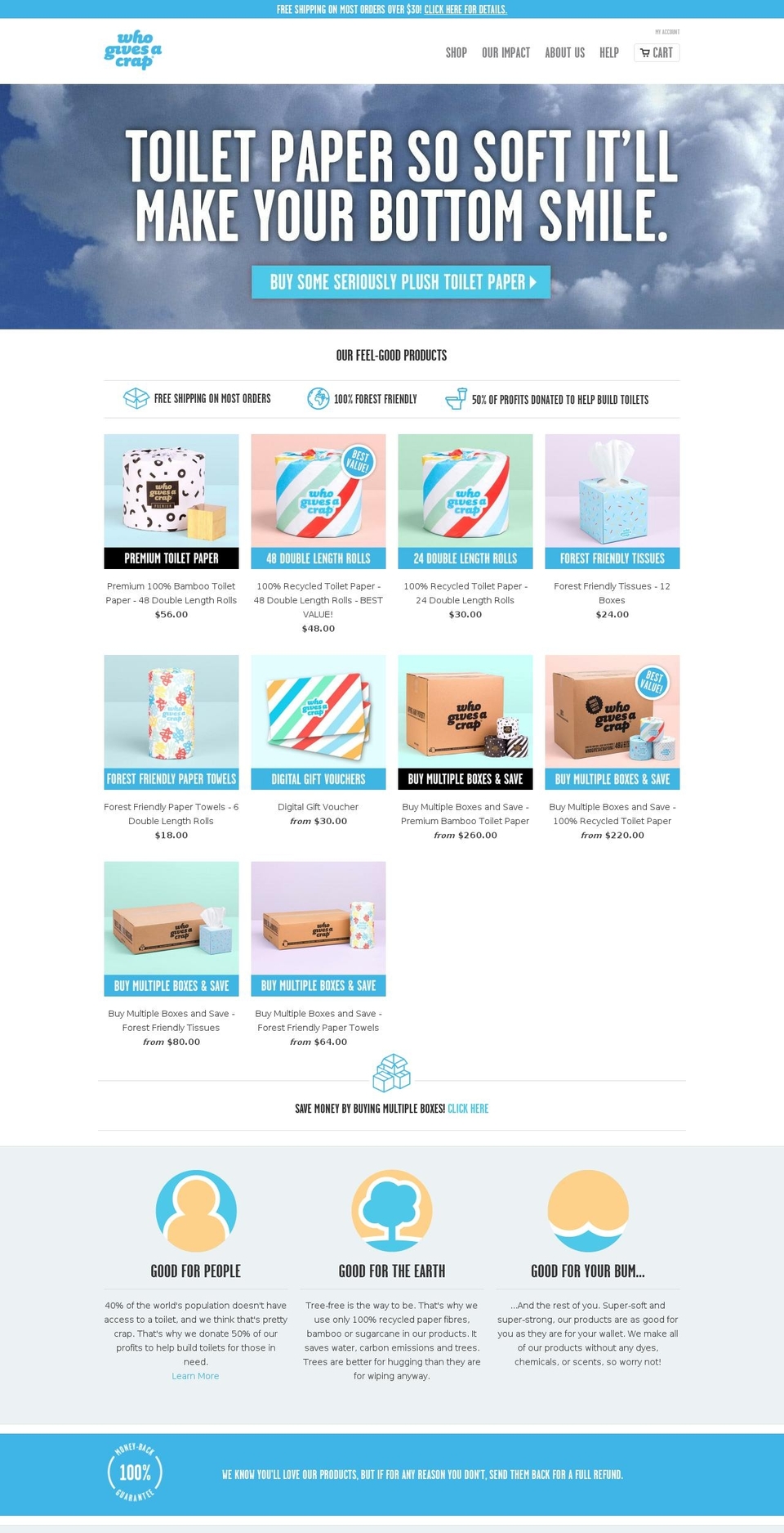 AU Production Shopify theme site example getgoodgoods.com