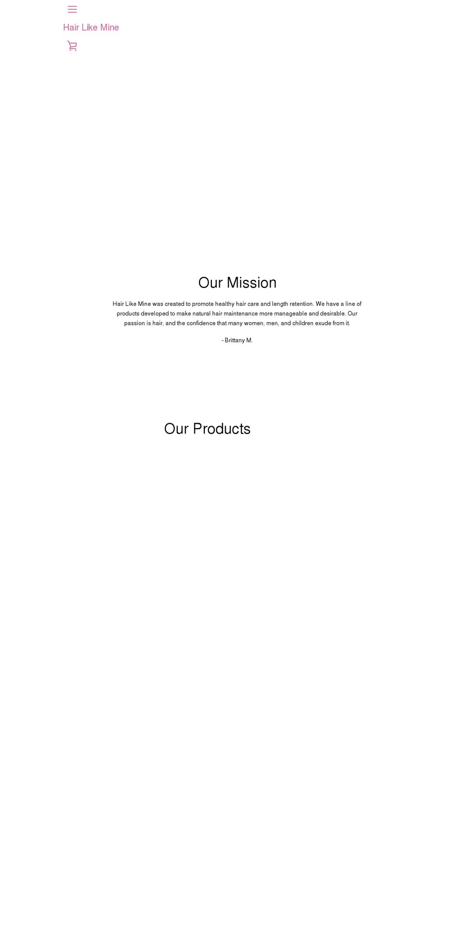 gethairlikemine.com shopify website screenshot