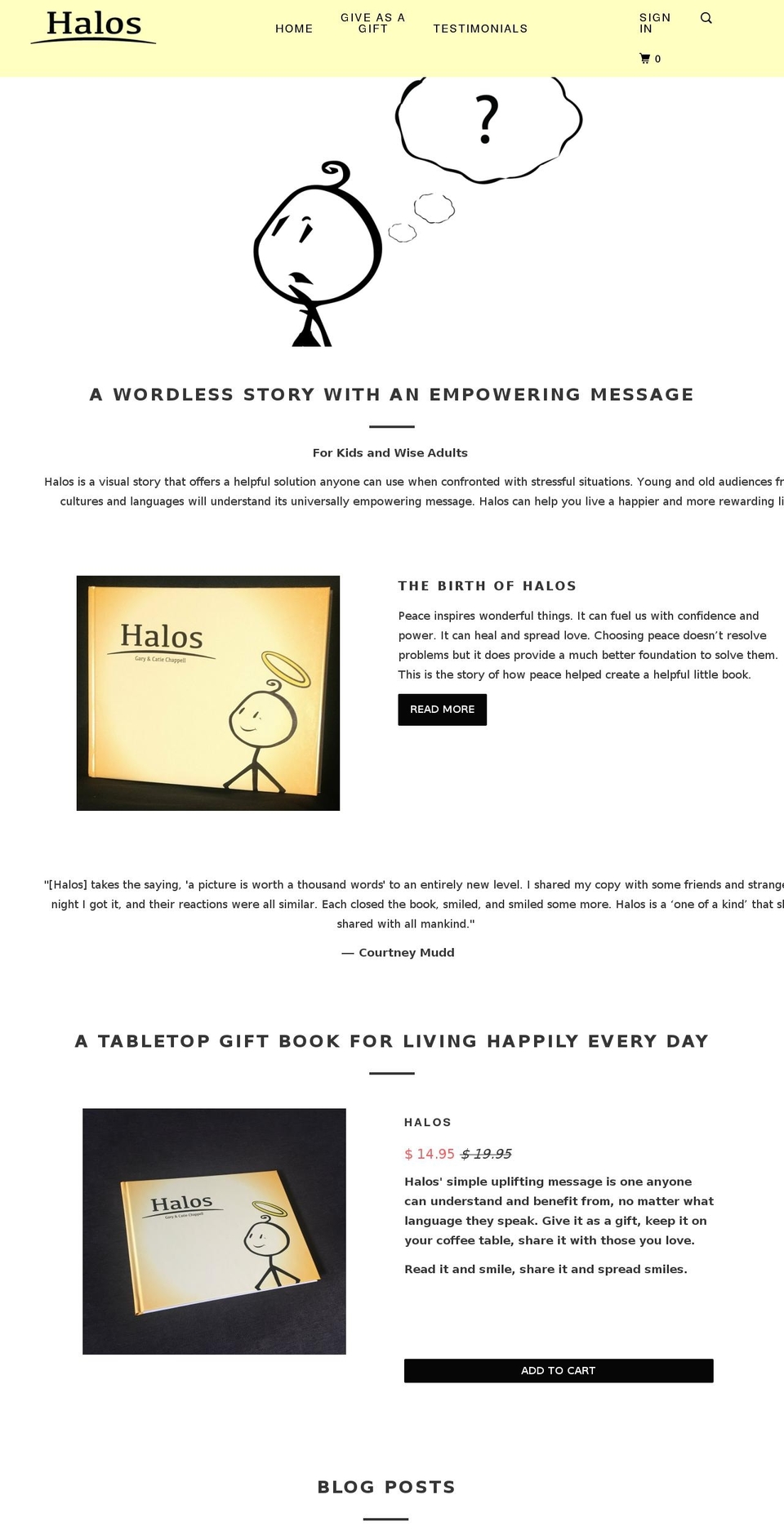 gethalos.com — Shopify storefront screenshot