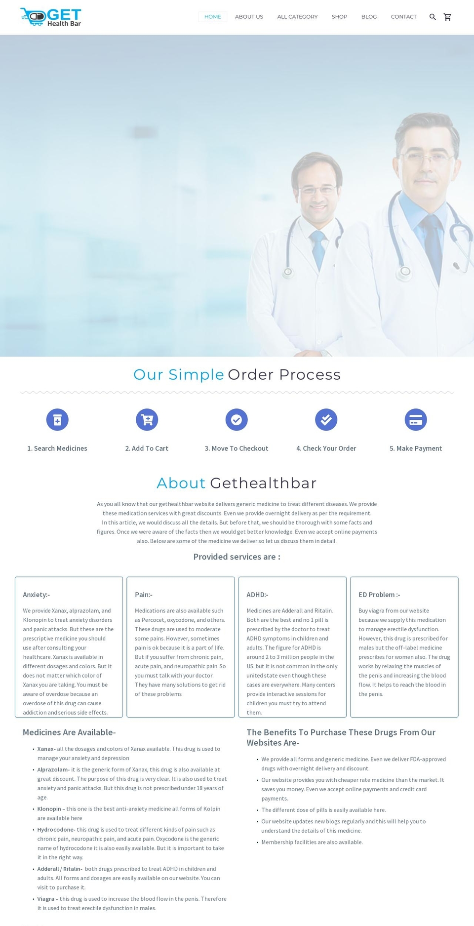 Theme - 14\/06\/2018 - Other reviews Shopify theme site example gethealthbar.com