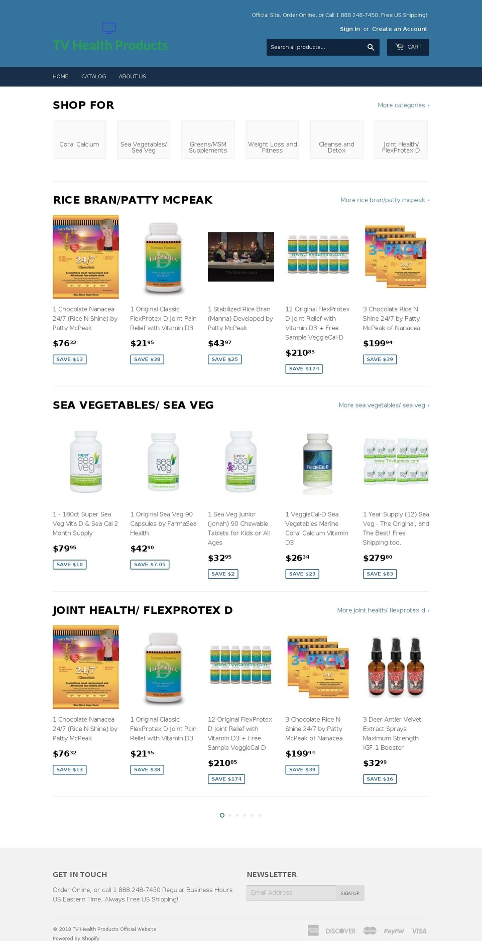 gethealthystuff.com — Shopify storefront screenshot