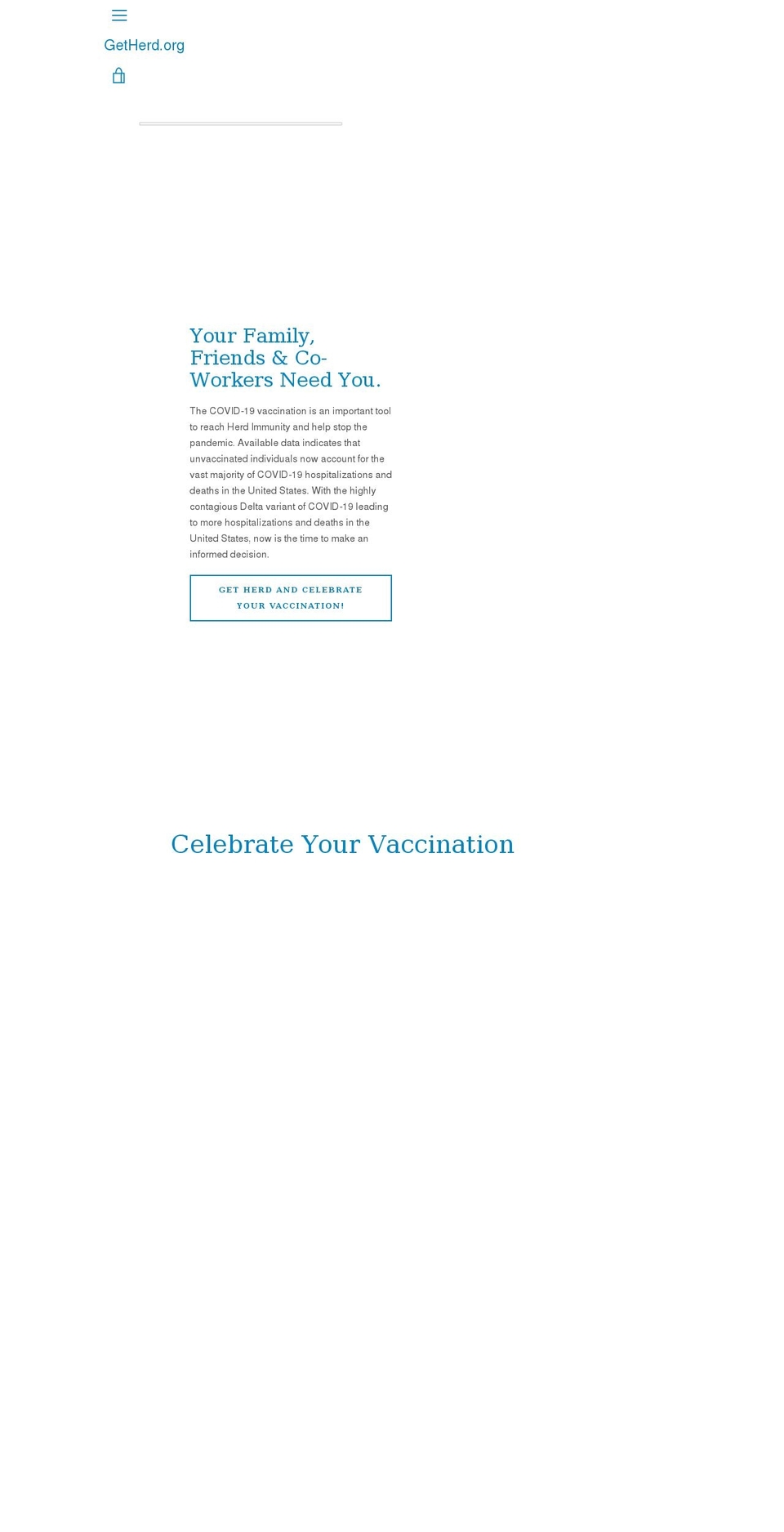 getherd.org shopify website screenshot