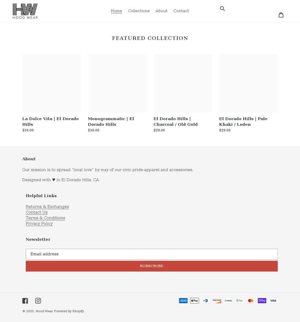 gethoodwear.com shopify website screenshot