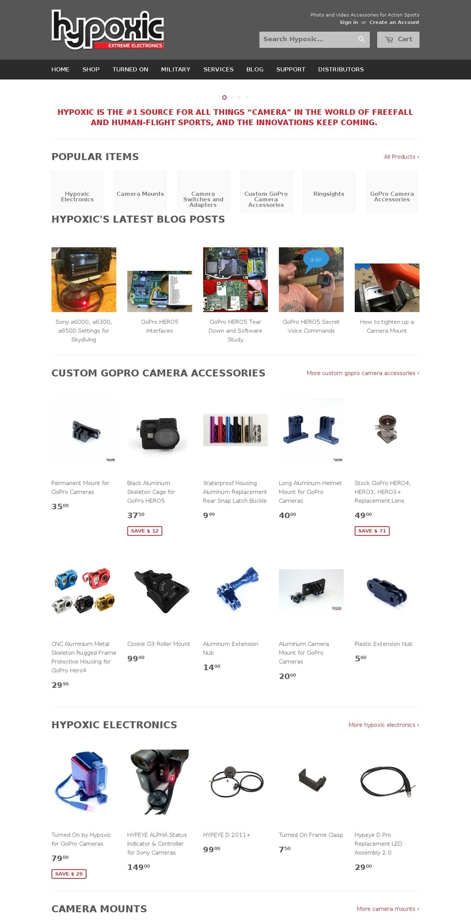 gethypoxic.com shopify website screenshot