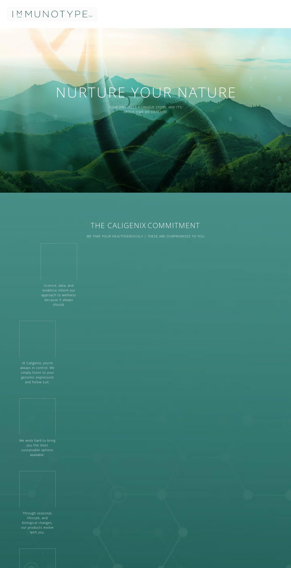 getimmunotype.com shopify website screenshot