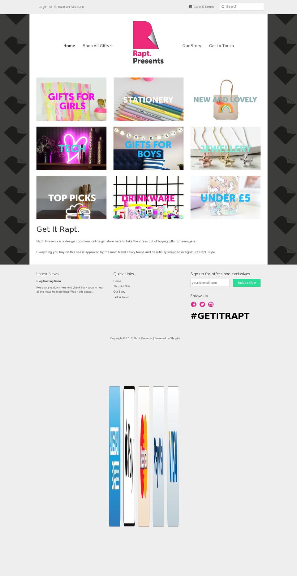 studio Shopify theme site example getitrapt.com