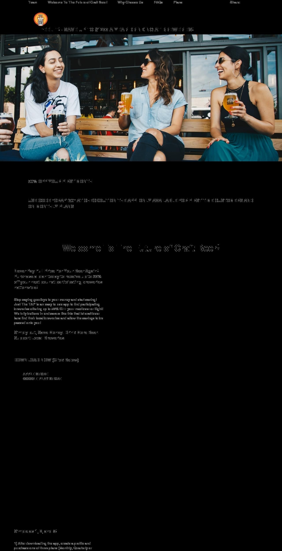 getjustthetap.com shopify website screenshot