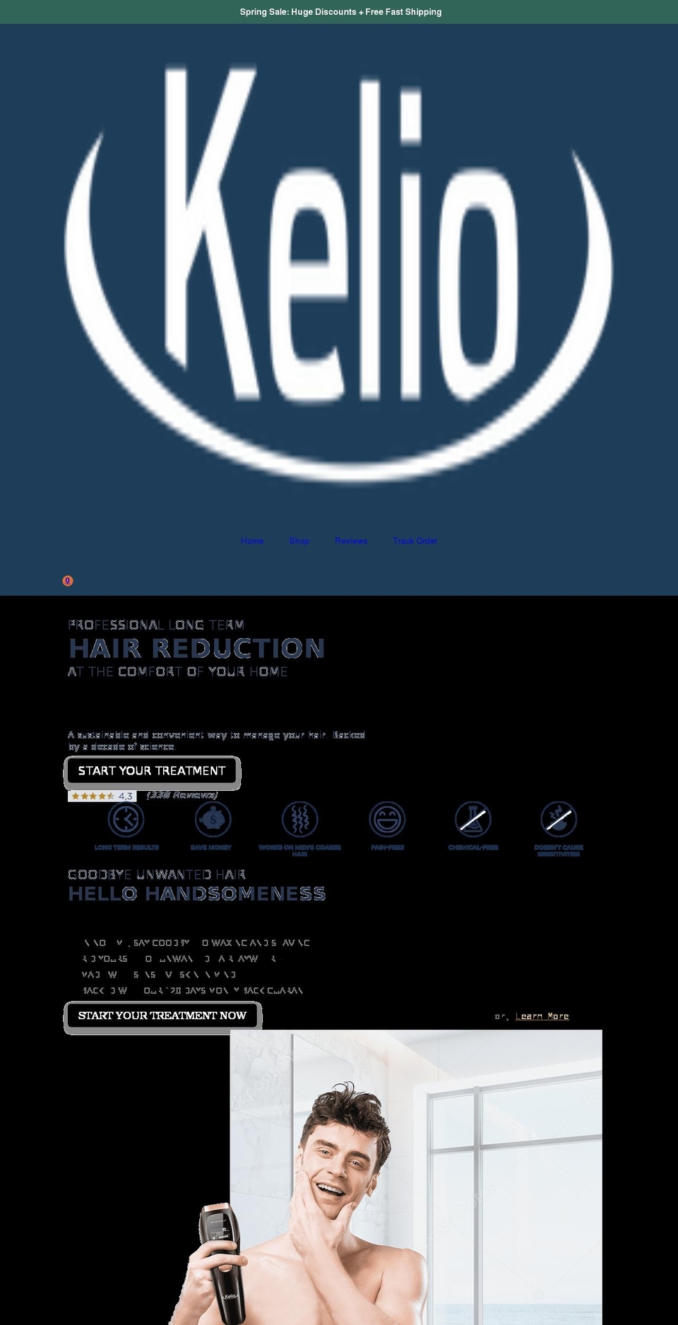 getkelio.com shopify website screenshot