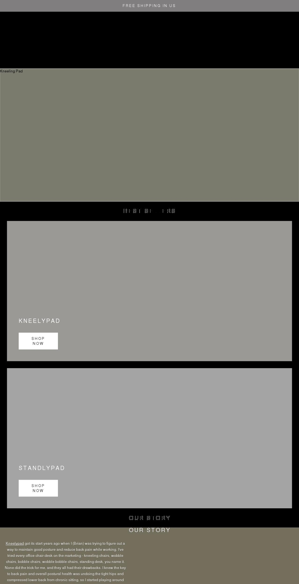 getkneely.com shopify website screenshot