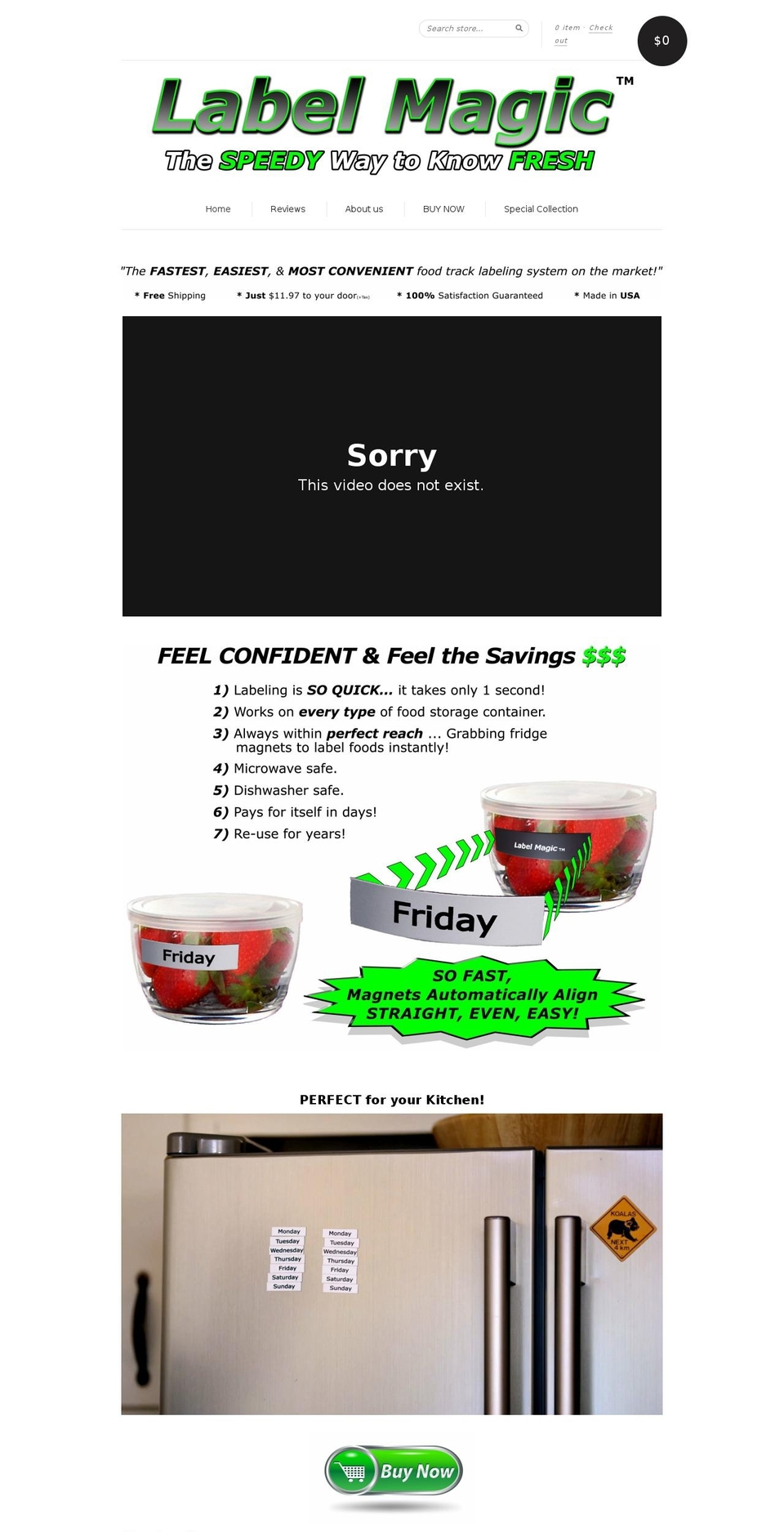 getlabelmagic.com — Shopify storefront screenshot