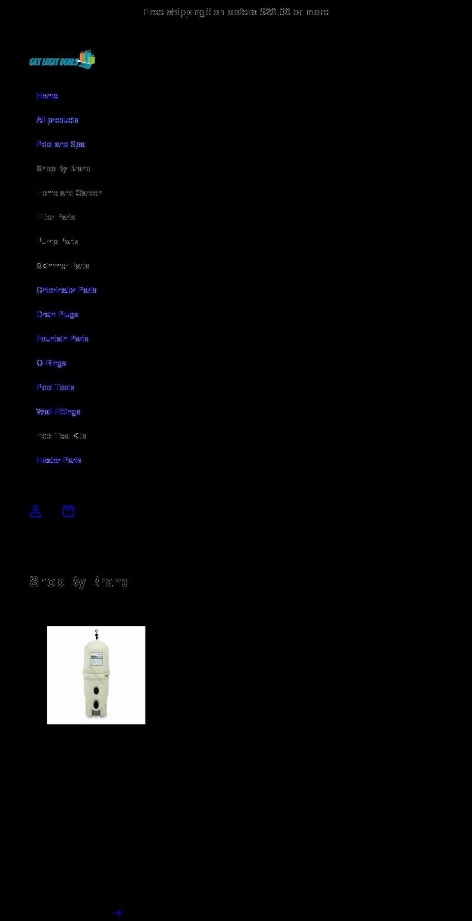getlegitdeals.net shopify website screenshot