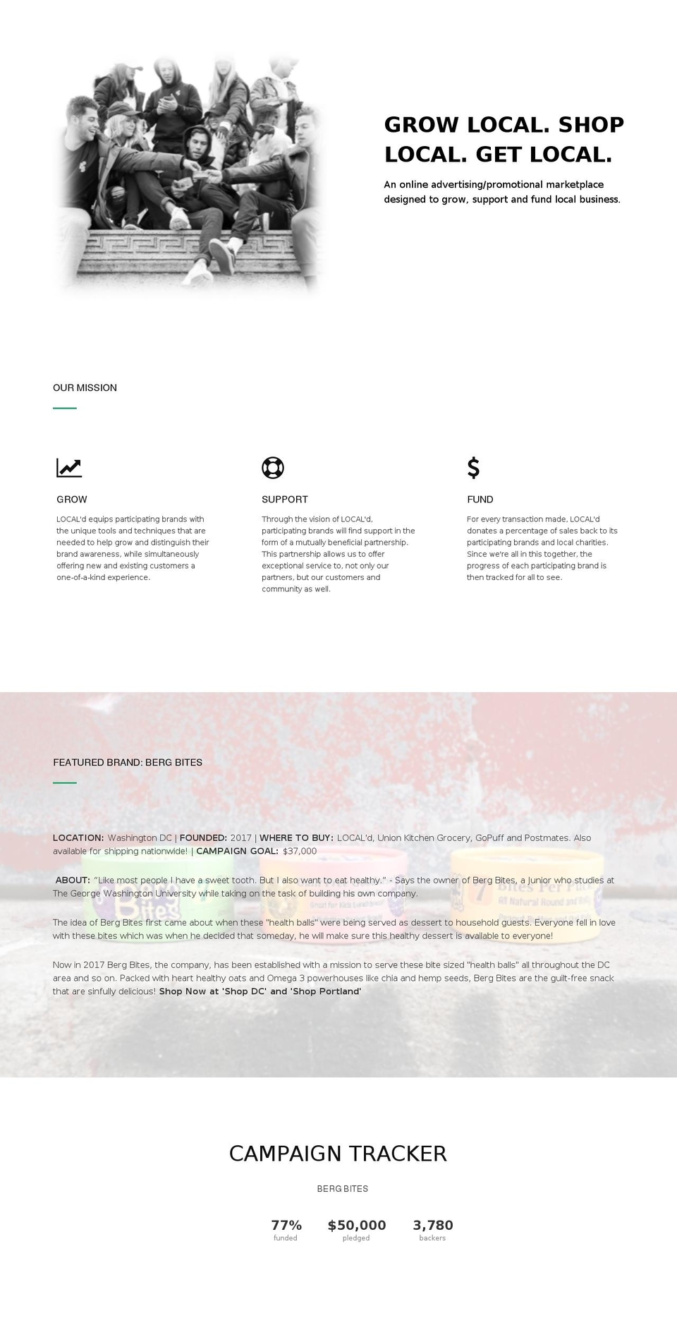getlocaldportland.com — Shopify storefront screenshot