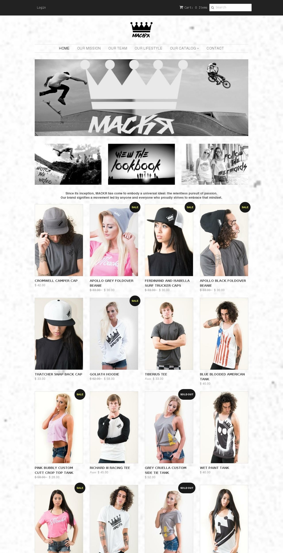 getmackr.com — Shopify storefront screenshot