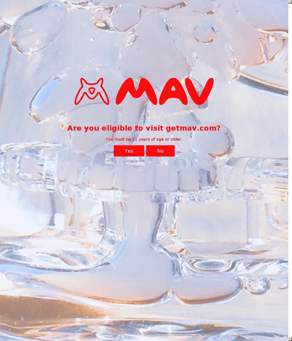 getmav.com shopify website screenshot