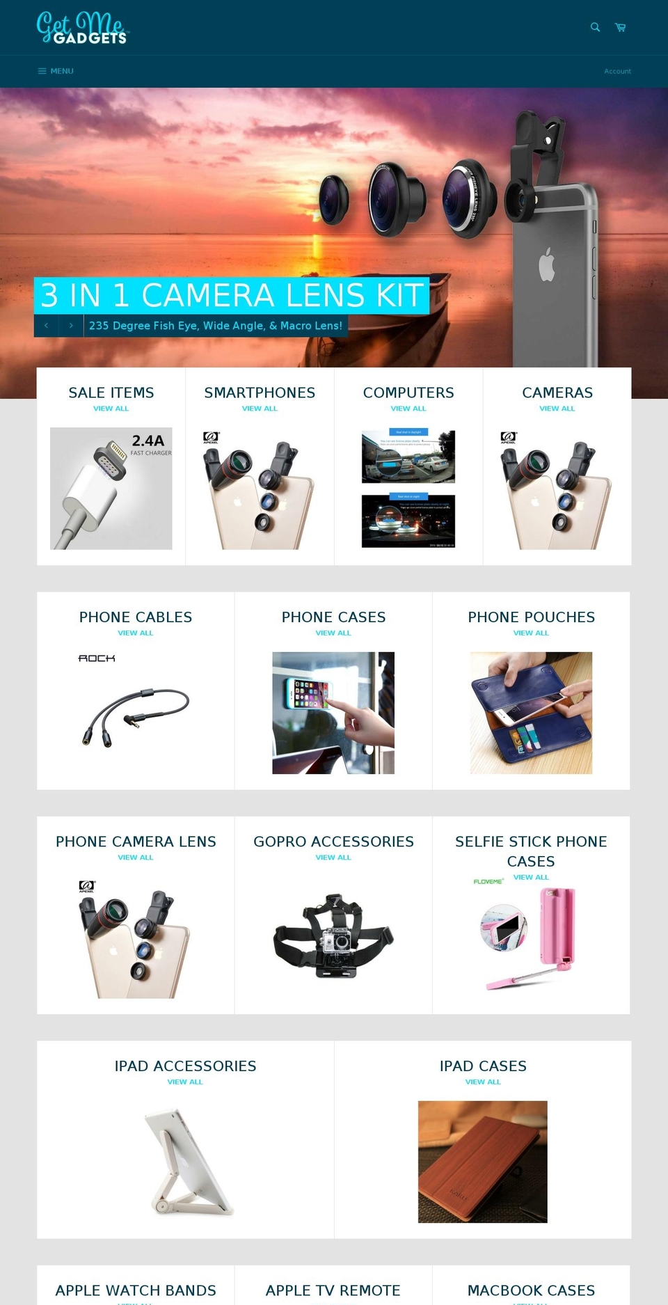 getmegadgets.com shopify website screenshot