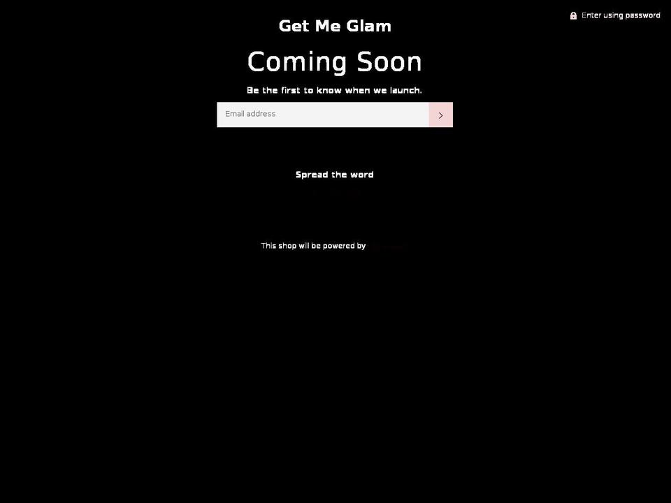 getmeglam.com shopify website screenshot