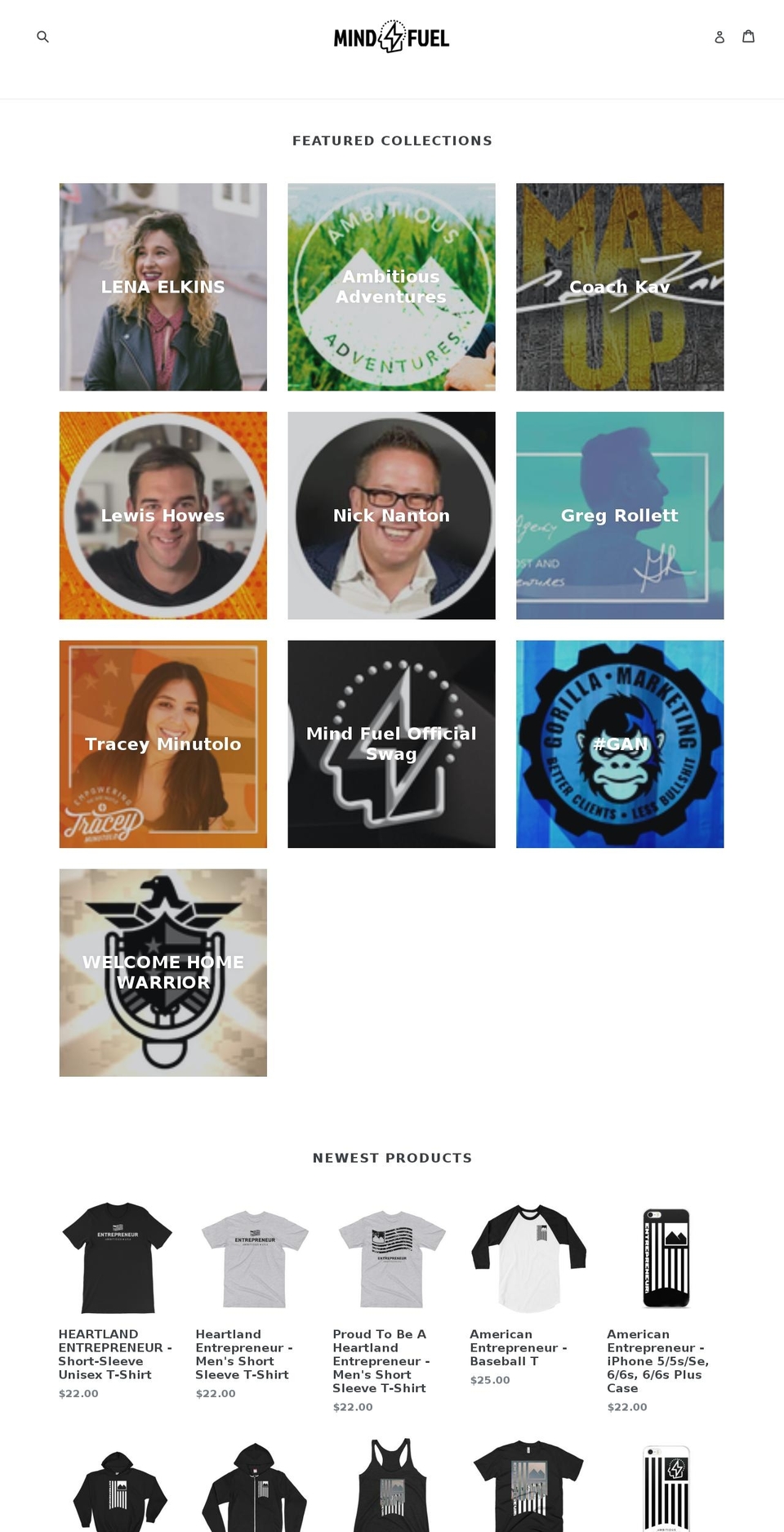 getmindfuel.com — Shopify storefront screenshot