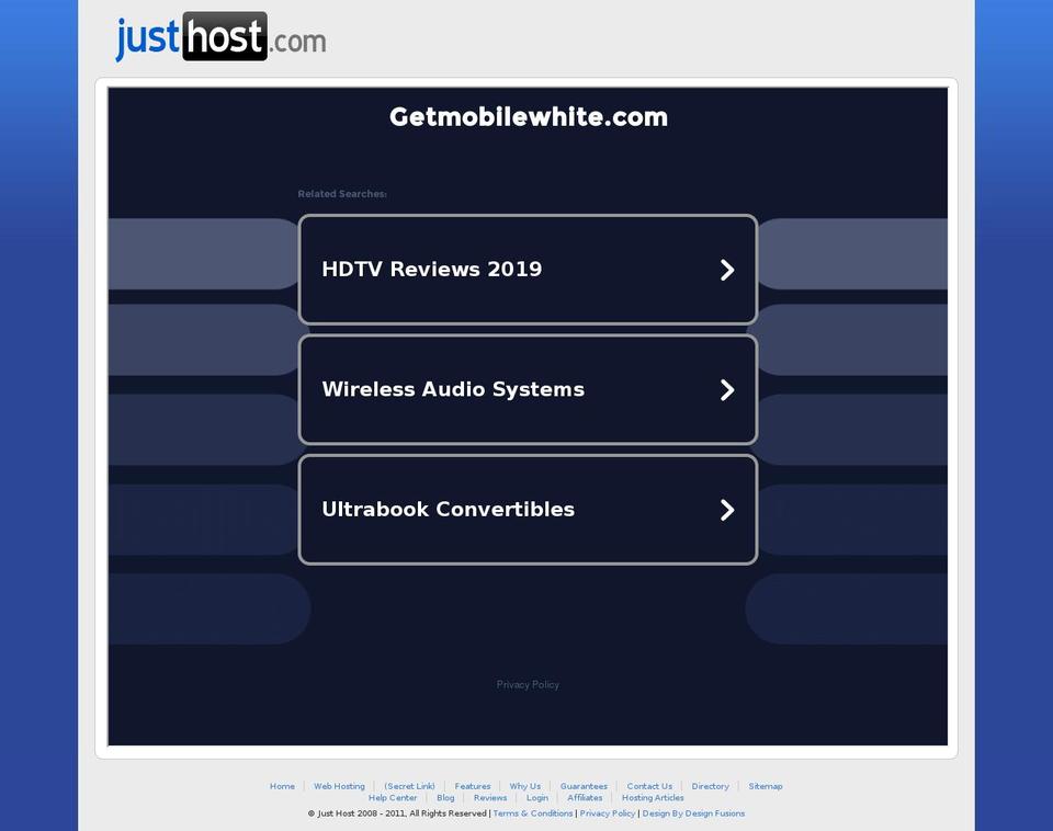 getmobilewhite.com — Shopify storefront screenshot