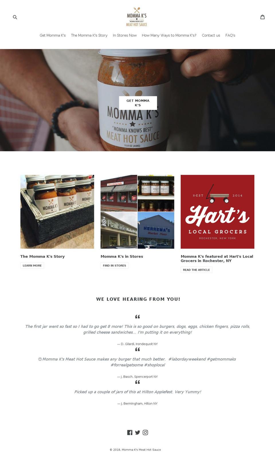 getmommaks.com — Shopify store on .com