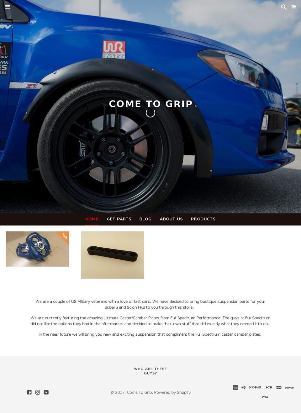 getmoregrip.com shopify website screenshot
