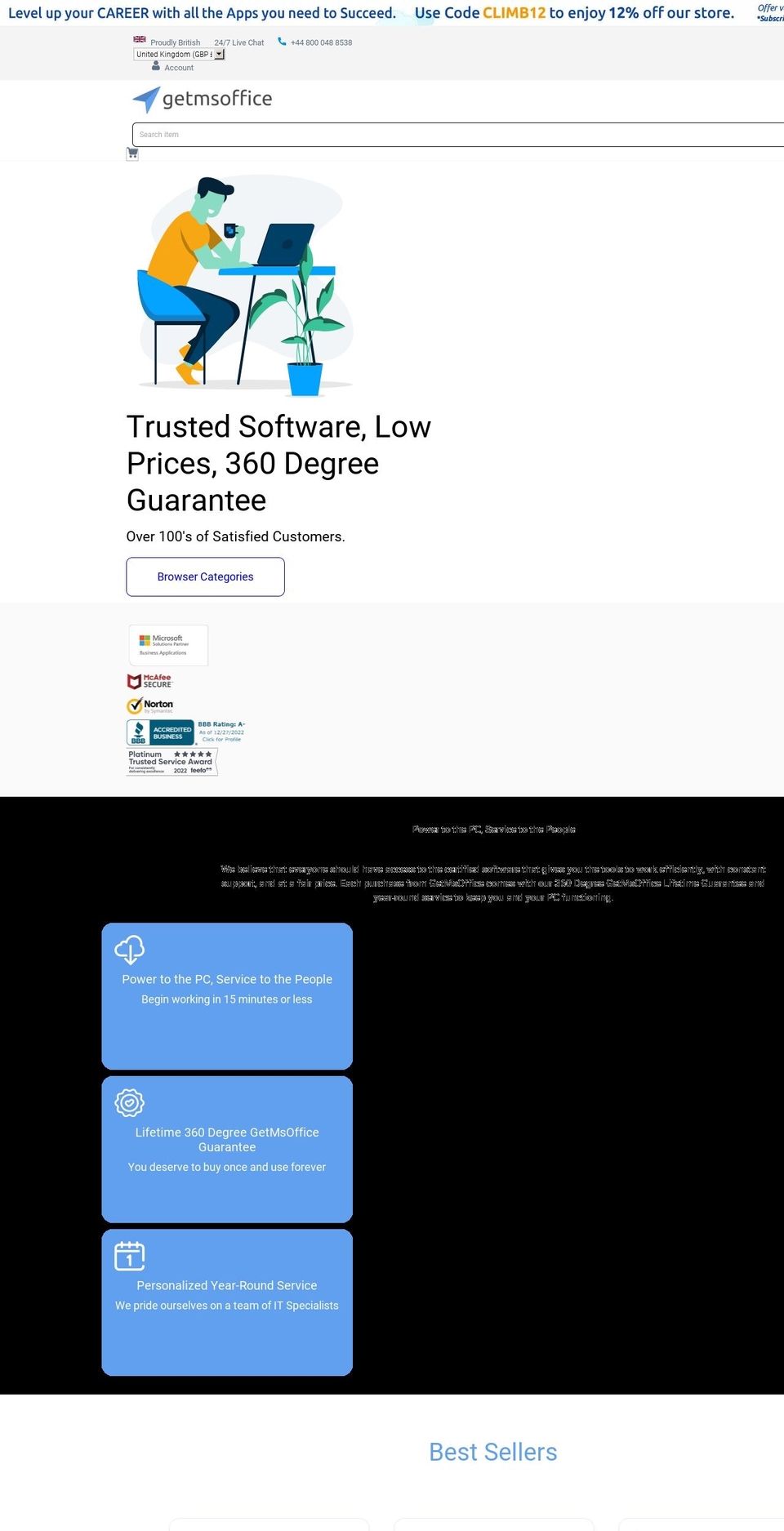 getmsoffice.com shopify website screenshot