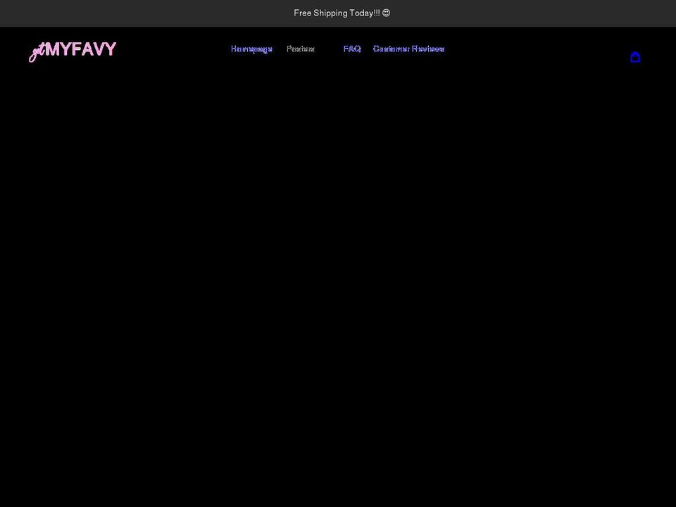 getmyfavy.com shopify website screenshot
