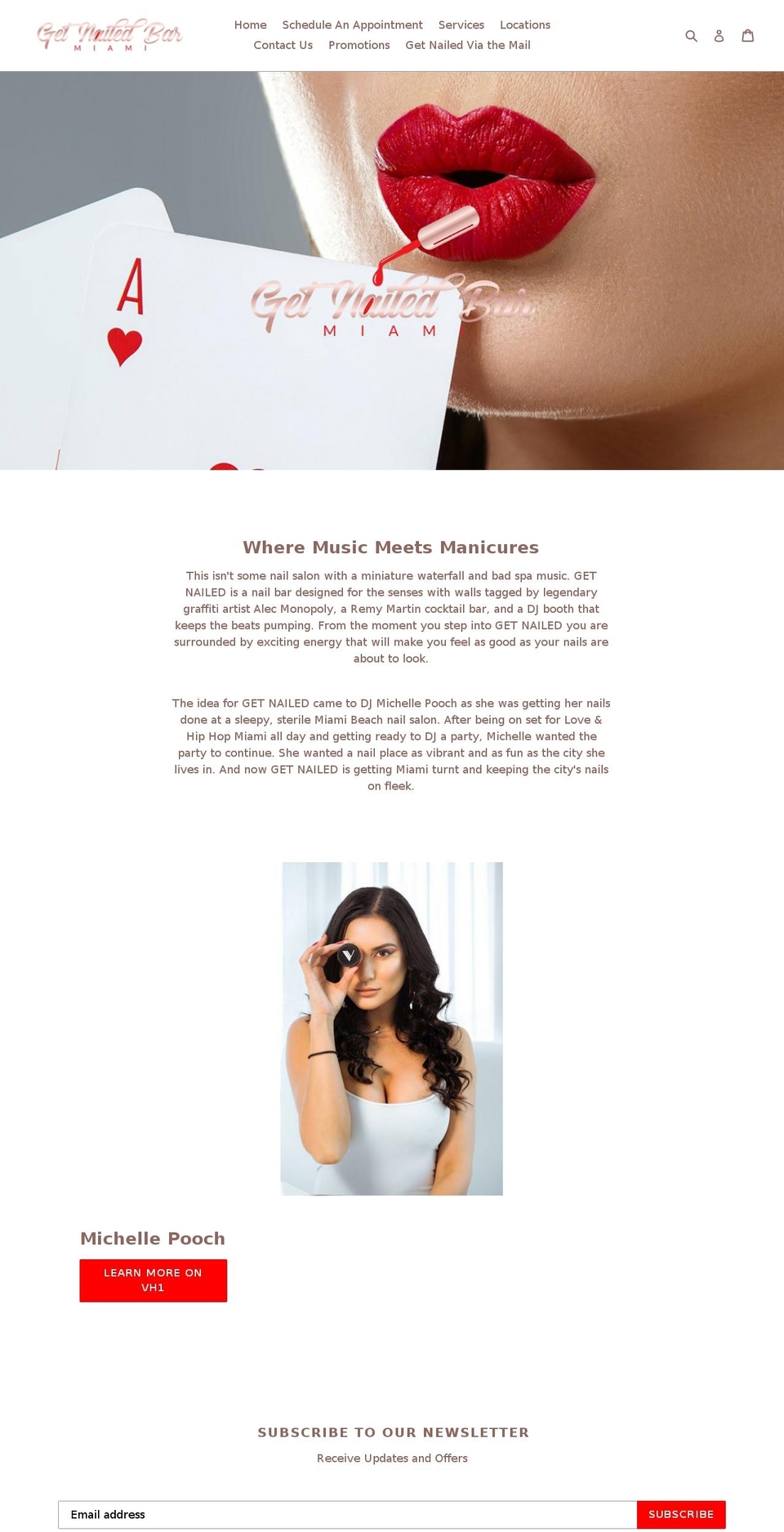 getnailedbar.com — Shopify storefront screenshot