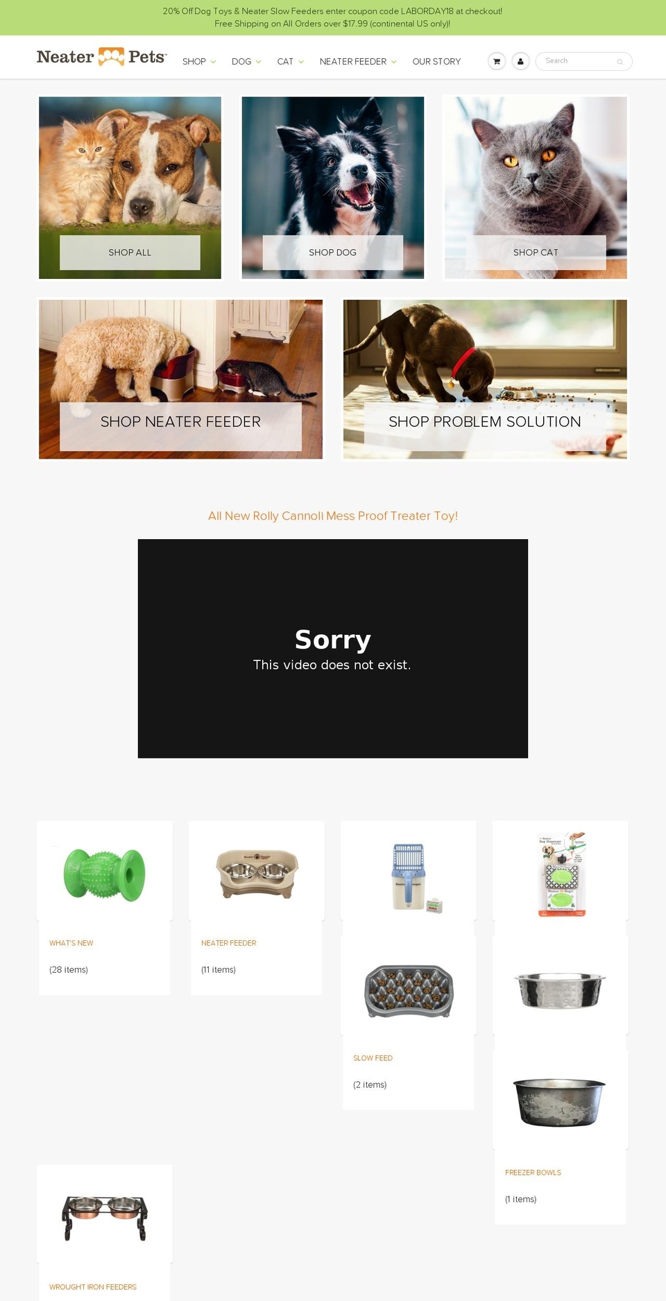 getneederscooper.com — Shopify storefront screenshot