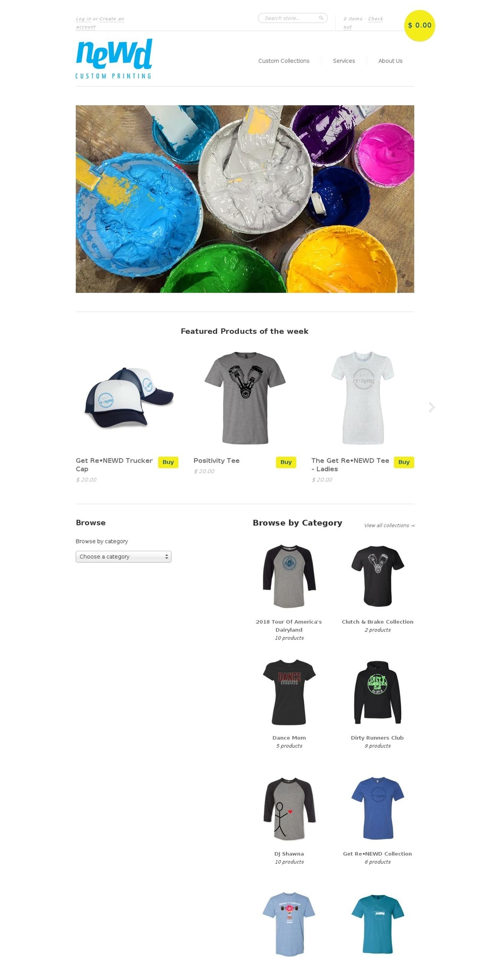 getnewd.com — Shopify storefront screenshot