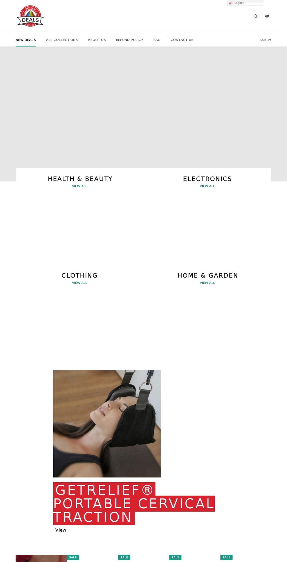 getnewdeals.com — Shopify storefront screenshot
