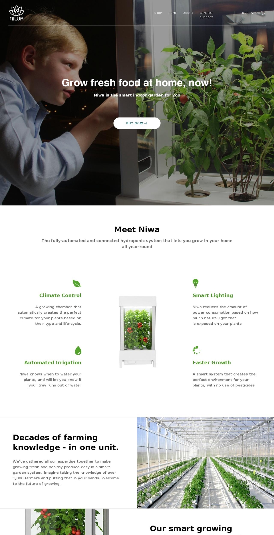 getniwa.com — Shopify storefront screenshot