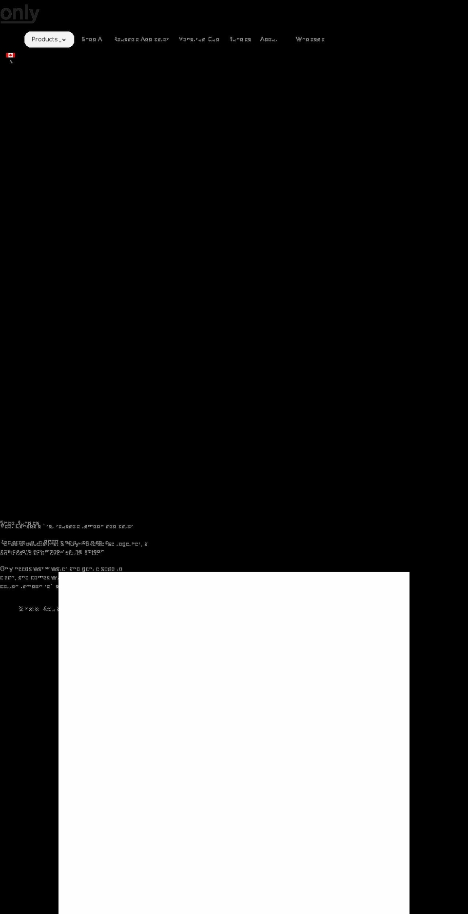 getonly.ca shopify website screenshot