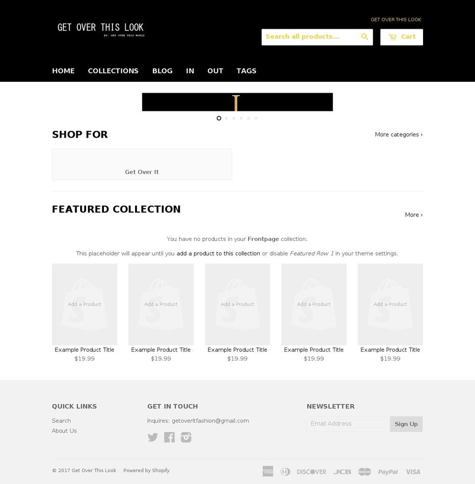 getoveritfashion.com shopify website screenshot