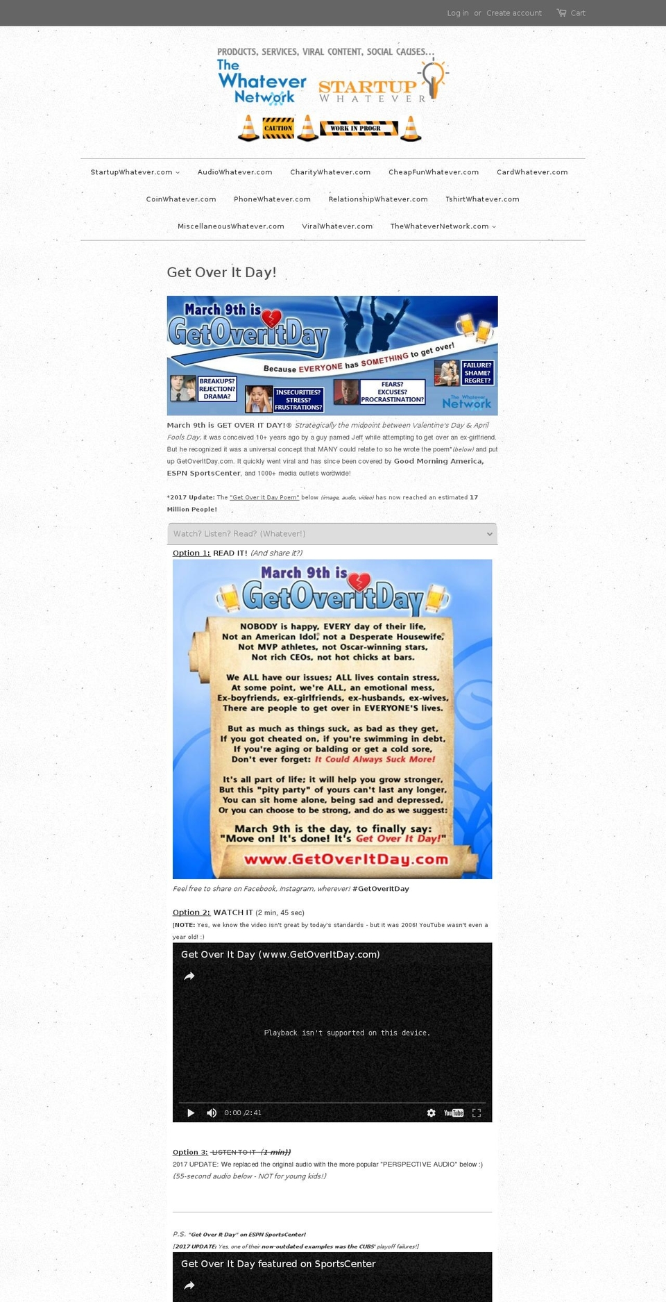 getoveritmonth.com shopify website screenshot