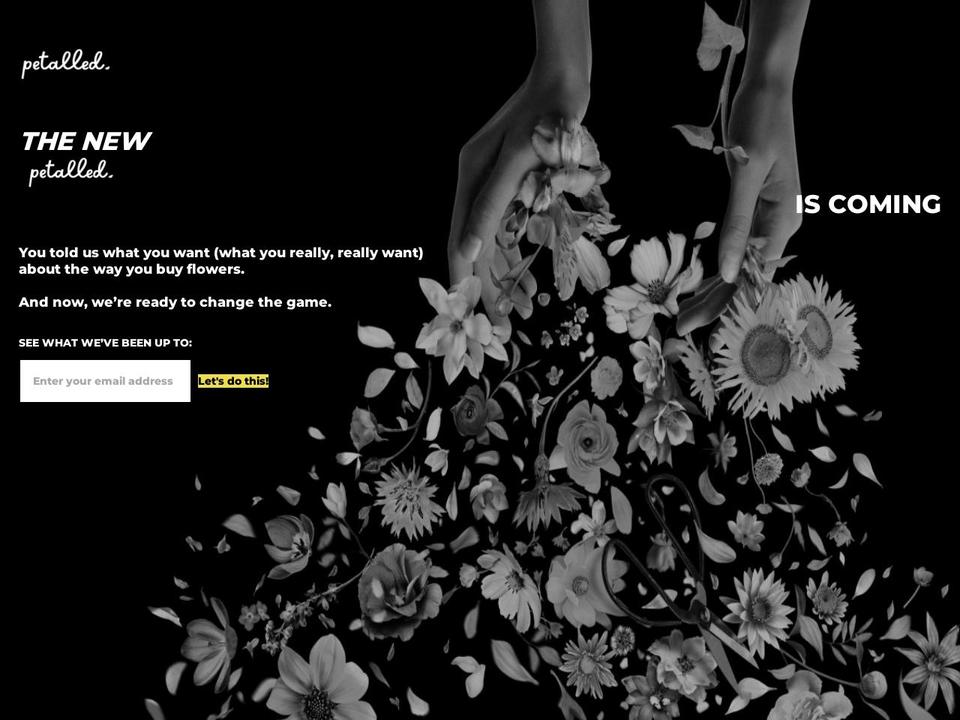 getpetalled.com shopify website screenshot