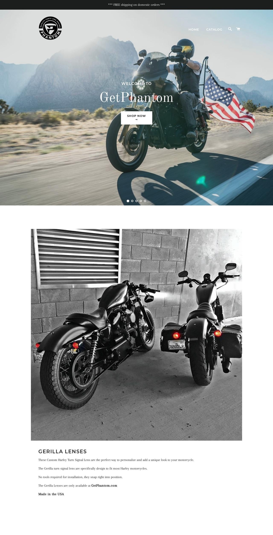 getphantom.com shopify website screenshot