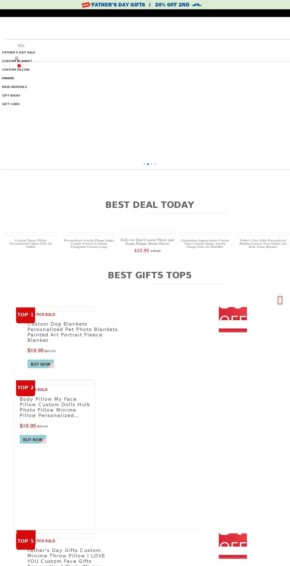 getphotoblanket.com shopify website screenshot